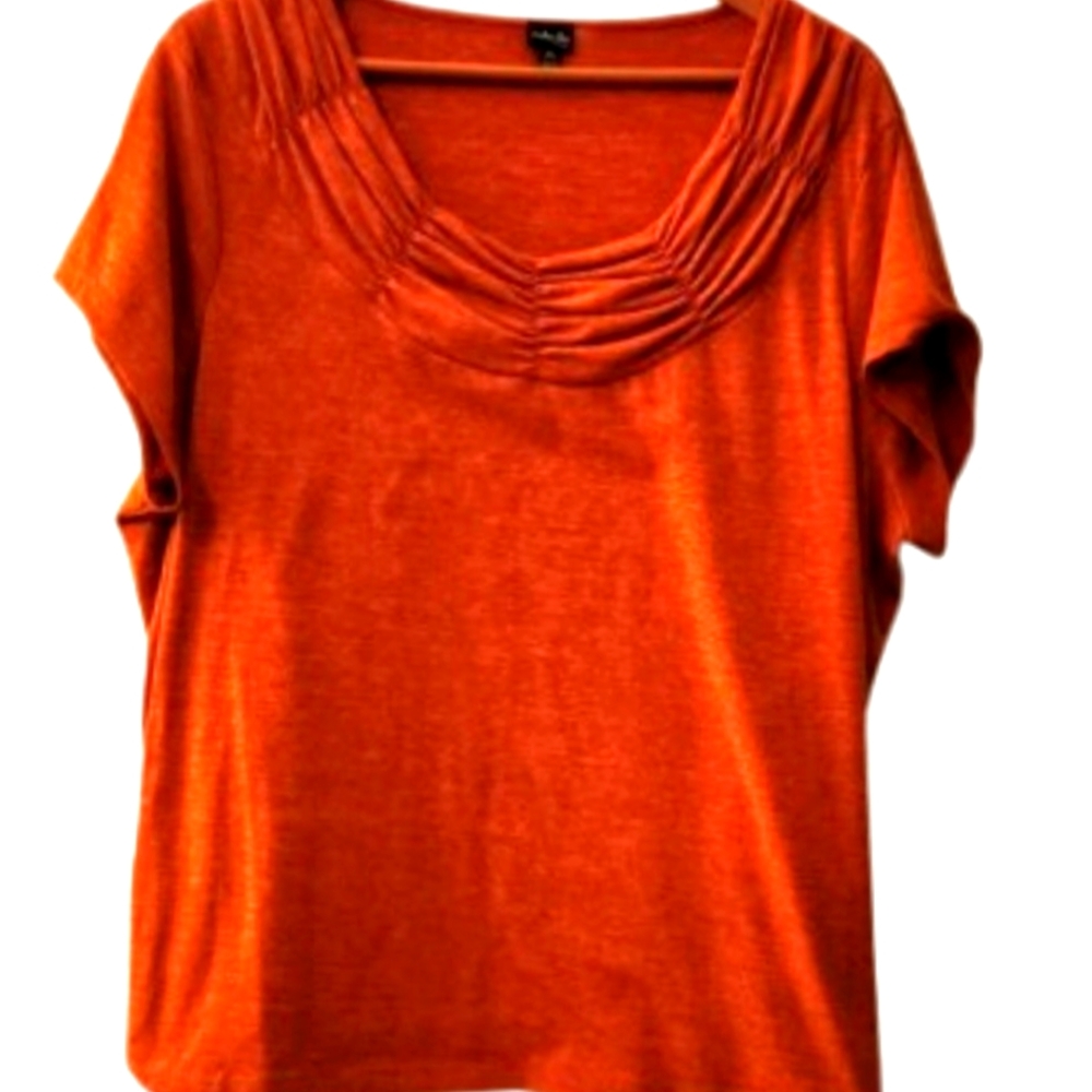 Rafaella Burnt Orange Women's Blouse